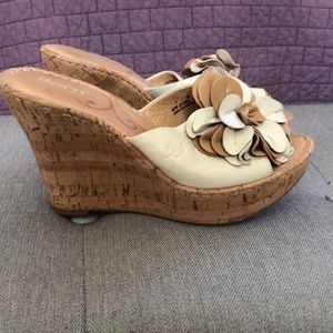 Platform cork sandals